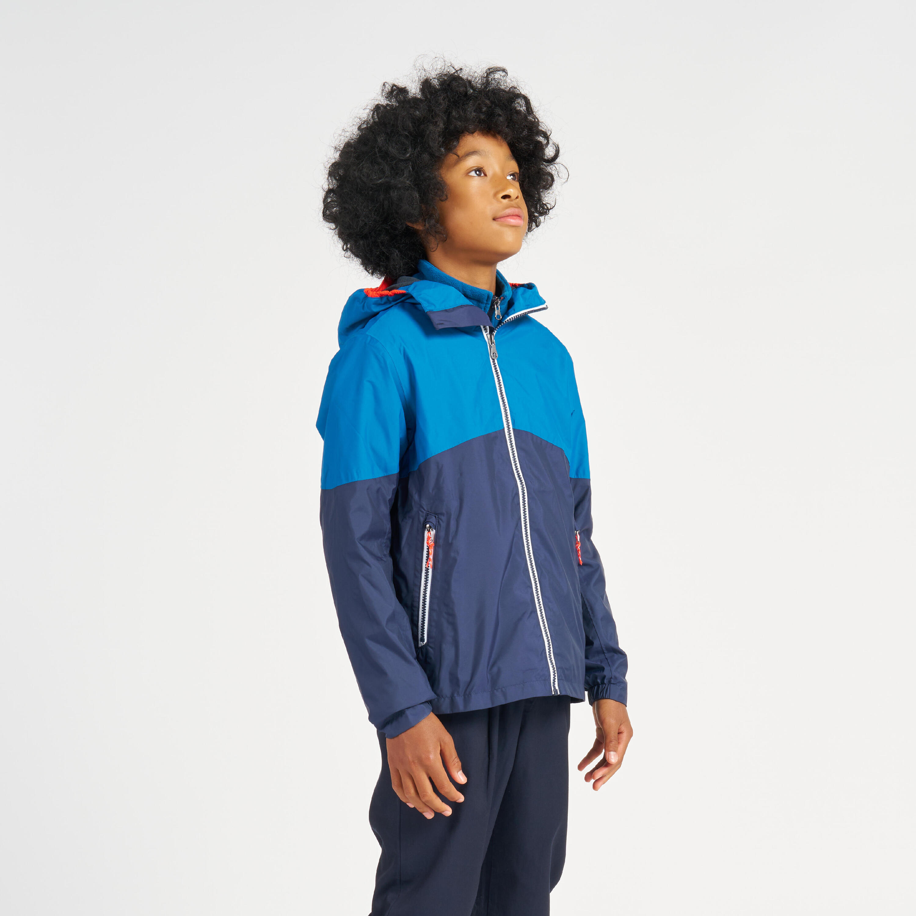 Kids' waterproof sailing jacket 100 - Navy blue 7/17