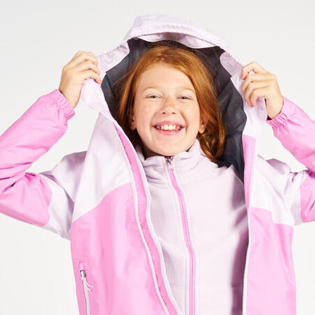 Veste imperméable de voile - veste de pluie SAILING 100 Enfant Lavande Rose