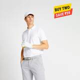 Men Golf Polo T-shirt 500 White