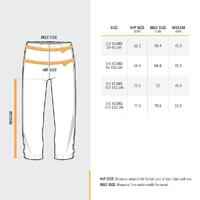 Kids' Hiking Waterproof Overtrousers MH100 2-6 Years - Blue Black