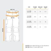 Pantalone za planinarenje MH500 dečje (od 2 do 6 godina) - sivo/plave