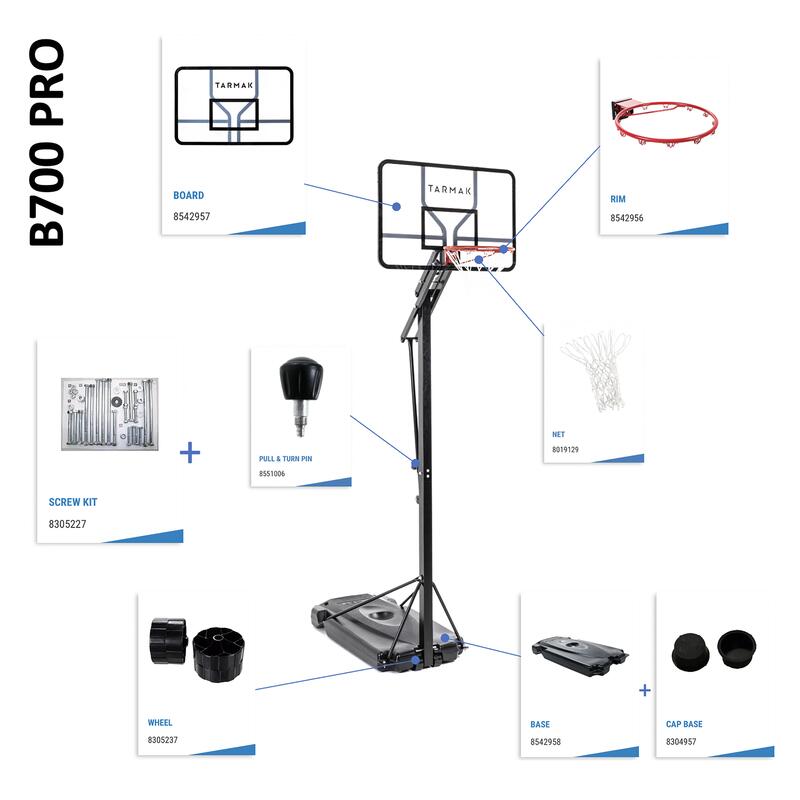 Basketbol Potası - 2,40/3,05 m - B700