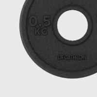 Iron Weight Training Plate 0.5 kg 28 mm