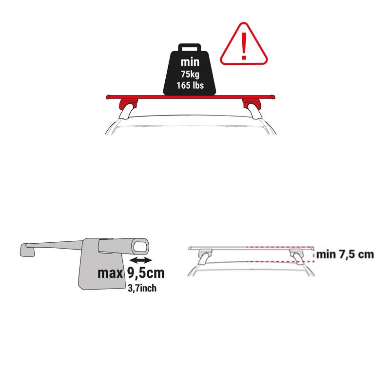 Tenda da tetto gonfiabile MH900 | 2 Posti