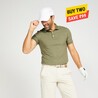 Men Golf Polo T-Shirt 500 Khaki