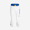 Leggings de baloncesto 3/4 NBA Golden State Warriors hombre/mujer - 500 Blanco