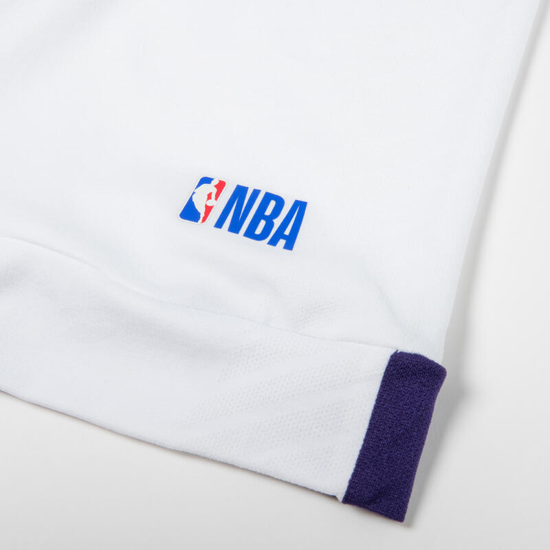 Kinder Basketball Funktionsshirt - NBA Los Angeles Lakers - UT500 weiss