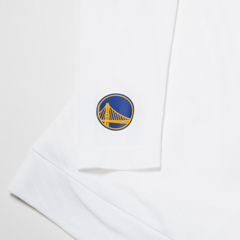 Bluză termică Baschet NBA golden state warriors - ut500 Alb-Copii