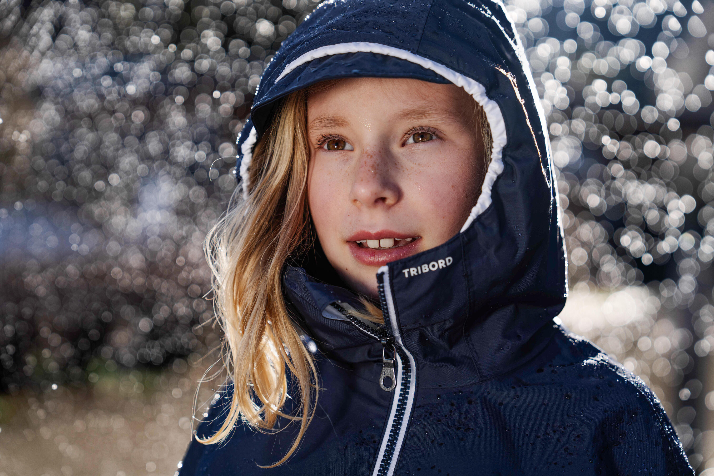 Kid’s Waterproof Sailing Jacket 100 Navy 22/37