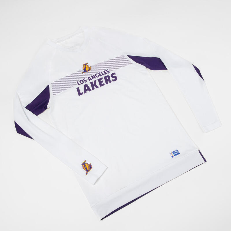 Men's/Women's Basketball Base Layer Jersey UT500 - NBA Los Angeles Lakers/White