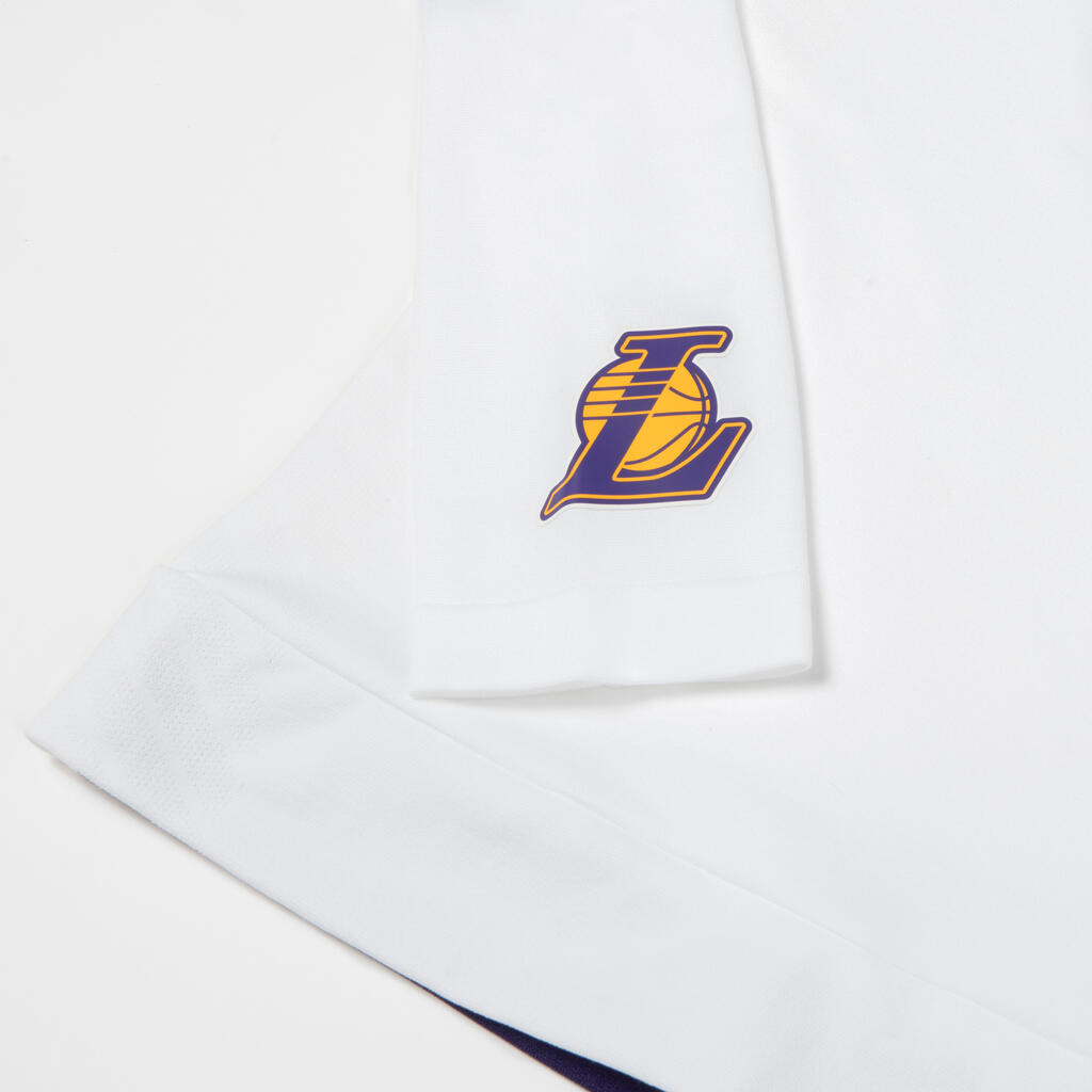 Kids' Basketball Base Layer Jersey UT500 - NBA Los Angeles Lakers/White