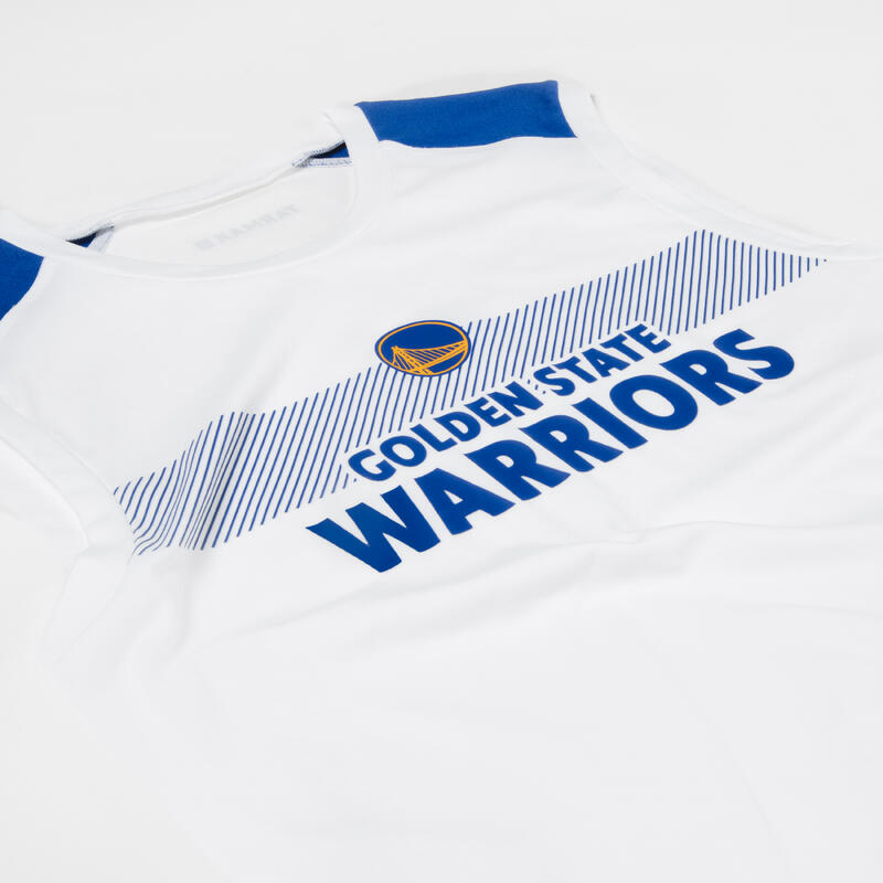 Maiou termic Baschet NBA Golden State Warriors 500 Alb Copii 