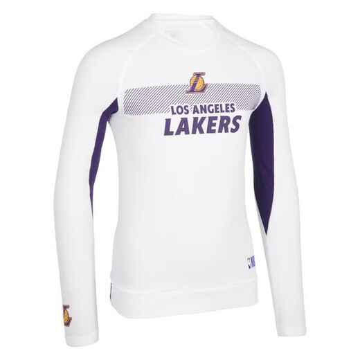 
      Kinder Basketball Funktionsshirt - NBA Los Angeles Lakers - UT500 weiss
  