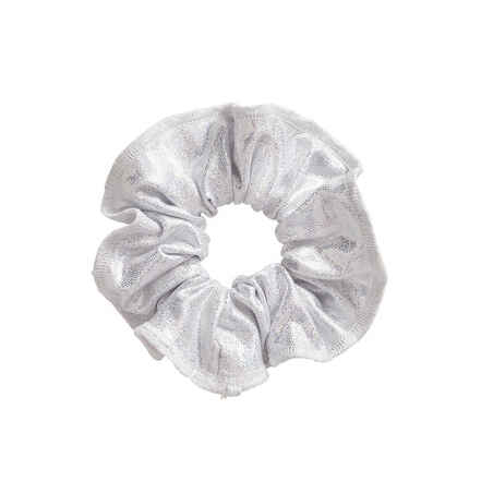 Girls' Gym Scrunchie - Glittery Silver