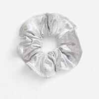 Girls' Gym Scrunchie - Glittery Silver