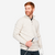 Pull de golf col montant zippé Homme, MW500 écru