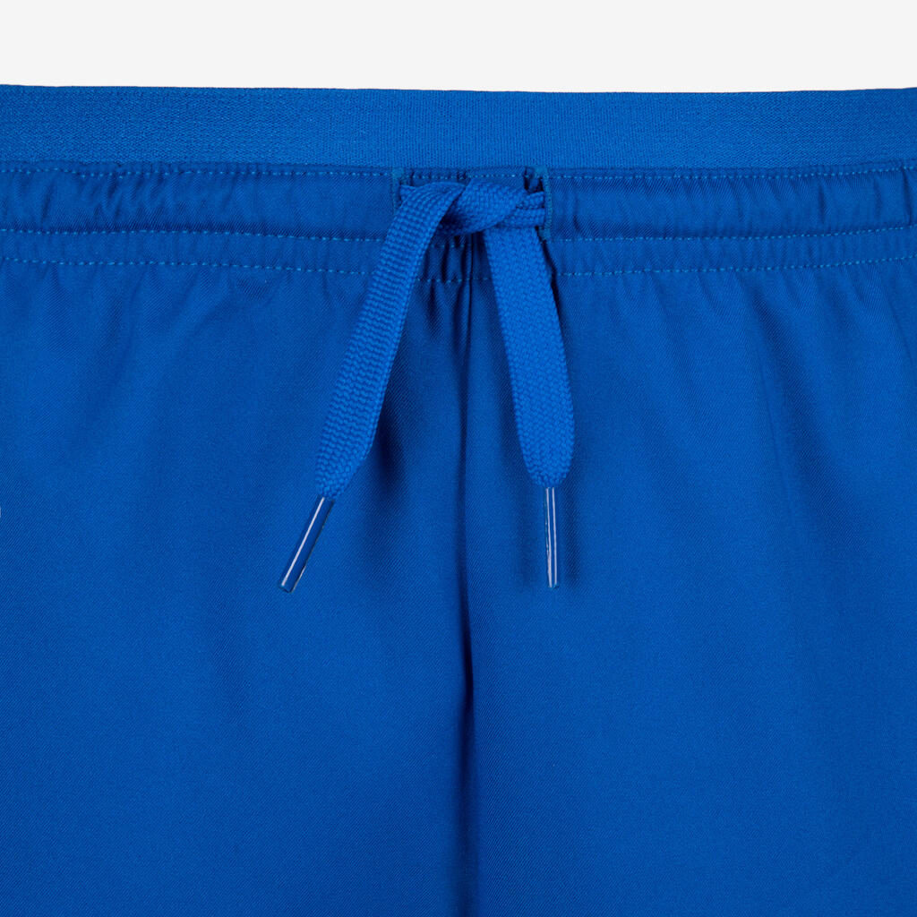 Kids' Football Shorts - Aqua Blue/Pink