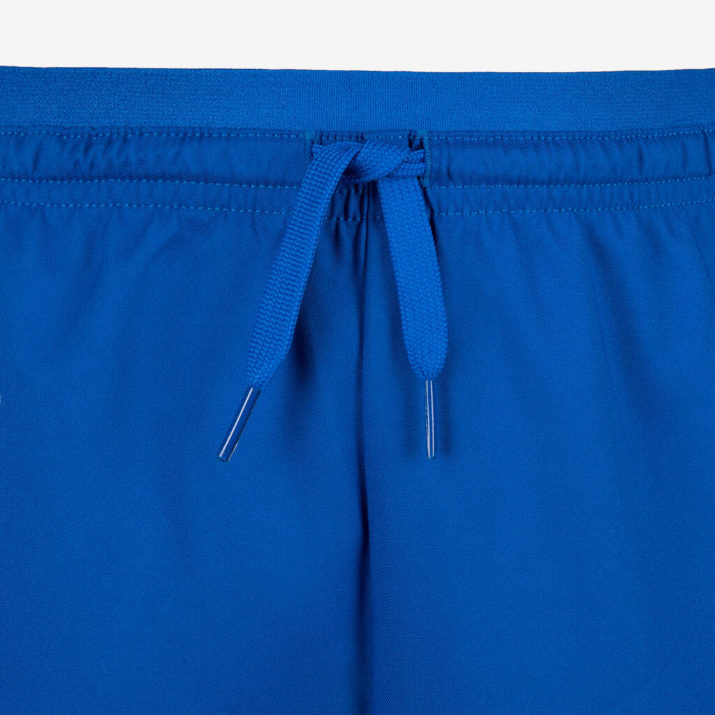 SHORTS DE FÚTBOL NIÑOS AQUA AZUL ROSADO