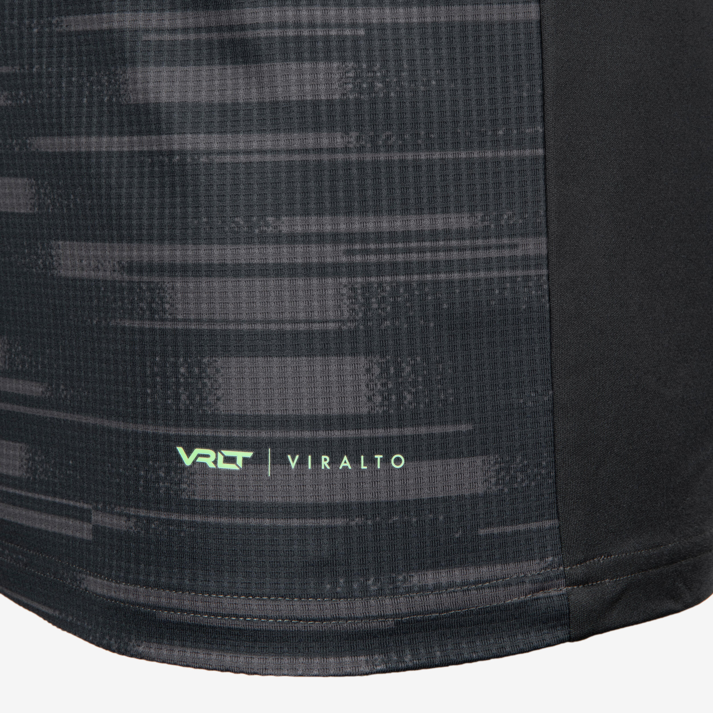 Short-Sleeved Football Shirt Viralto PXL - Black & Green 6/6