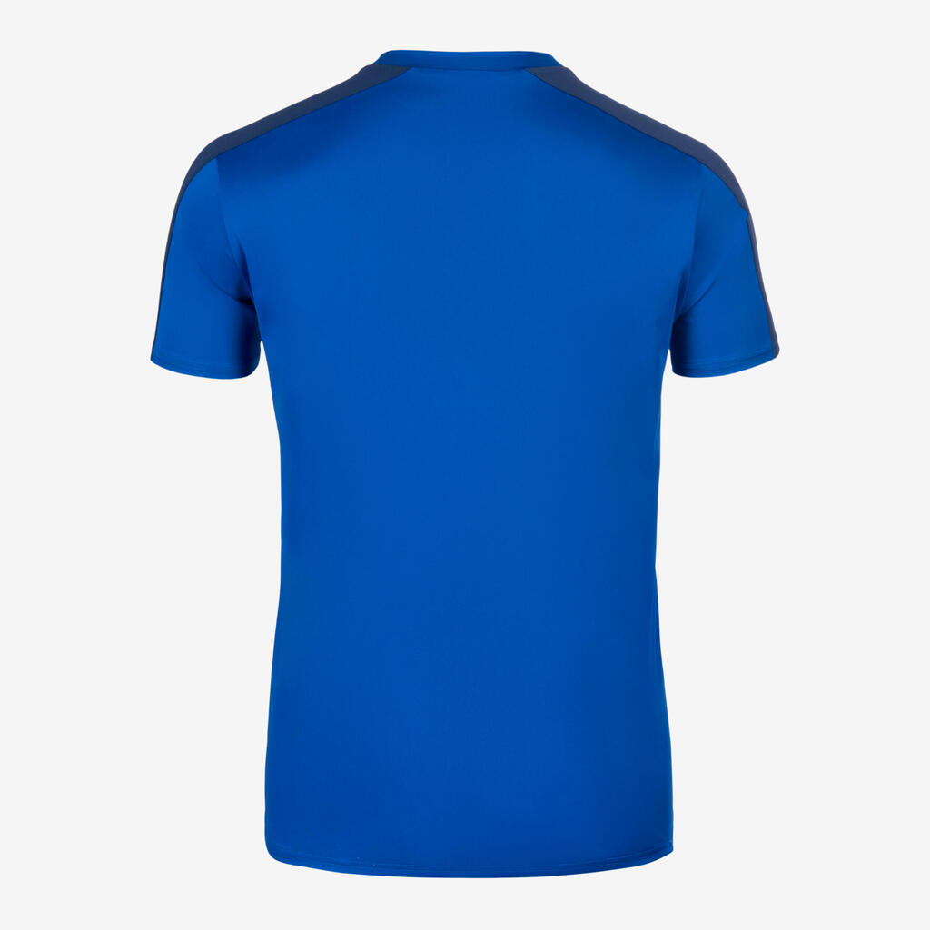 Adult Short-Sleeved Football Shirt Essential - Blue