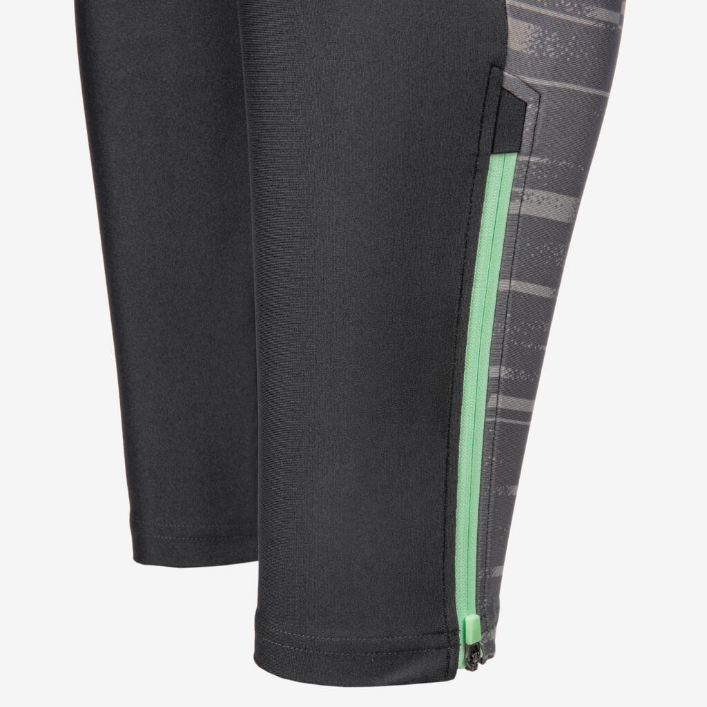 Futbalové nohavice Viralto PXL sivo-zelené