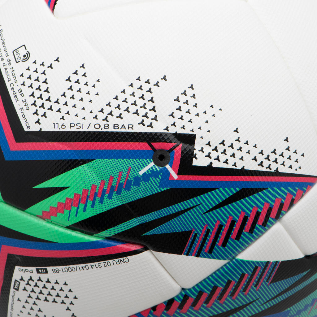Ballon de football Thermocollé FIFA QUALITY PRO, PRO BALL Taille 5 rouge