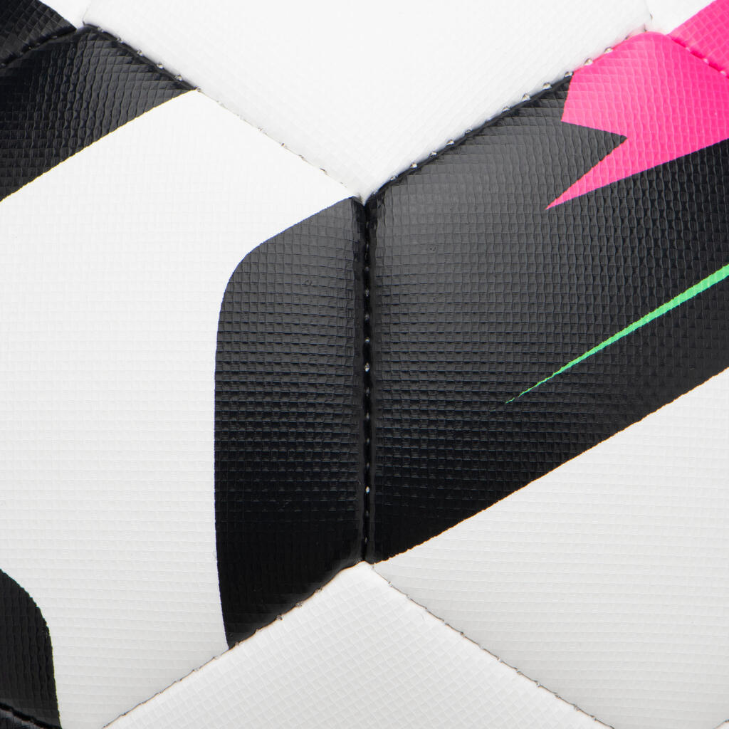 Ballon de football cousu machine training ball neige et brouillard t5 rouge