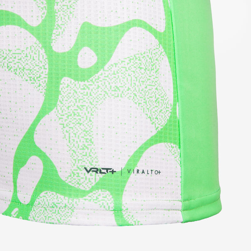 Maillot de football VIRALTO fille AQUA vert et blanc