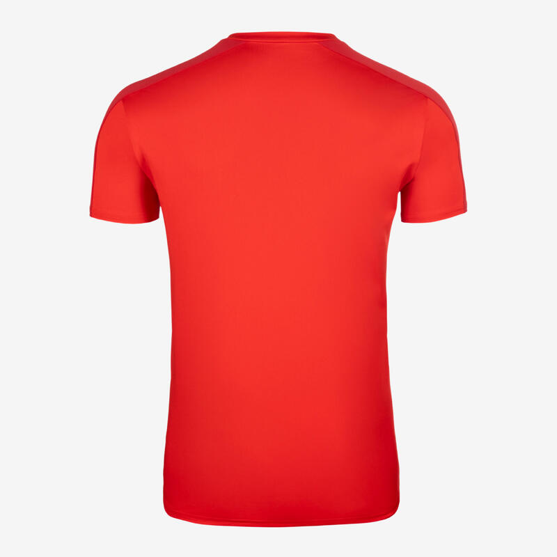 Tricou Fotbal ESSENTIEL Roșu Adulți 