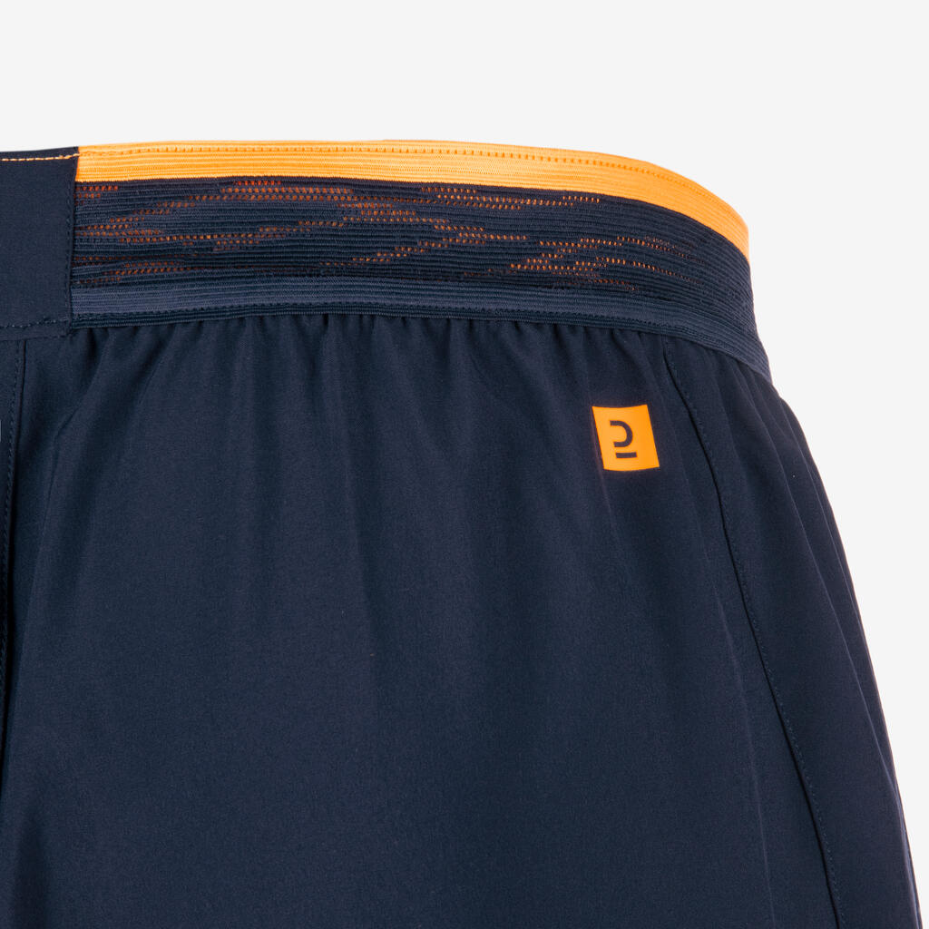 SHORTS DE FÚTBOL CLR ADULTO AZUL MARINO Y NARANJA