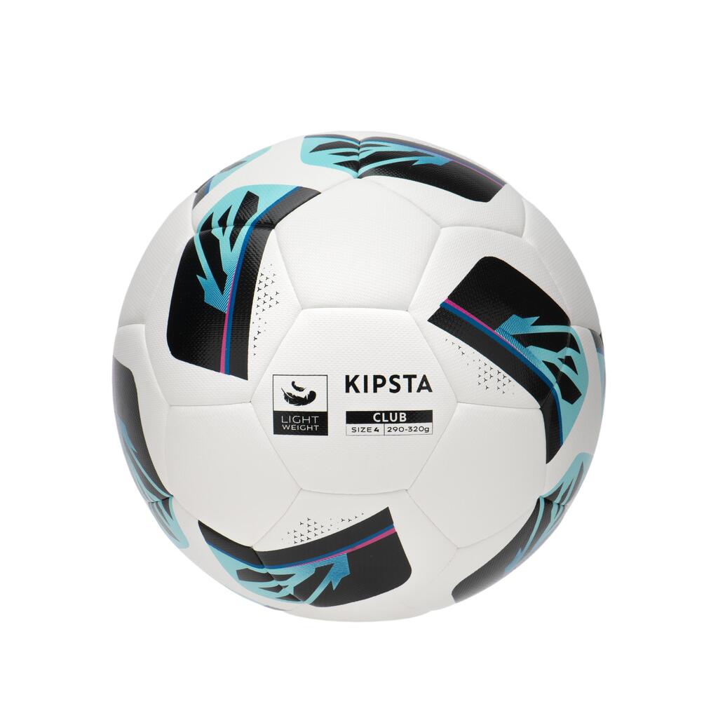 Futbalová lopta Hybride Club Ball Light veľkosť 4 biela