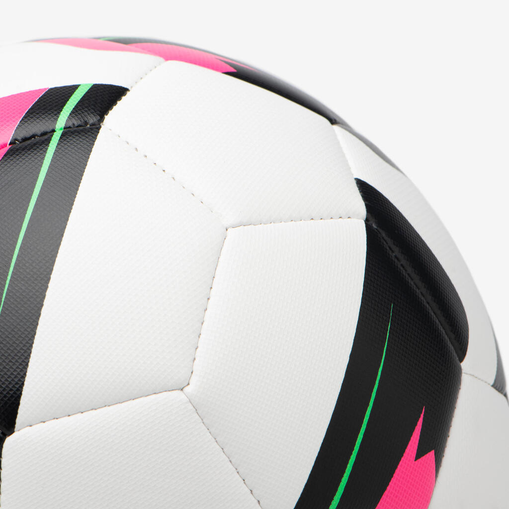 Ballon de football cousu machine training ball neige et brouillard t5 rouge