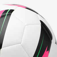 Size 3 Machine-Stitched Football Training Ball - White