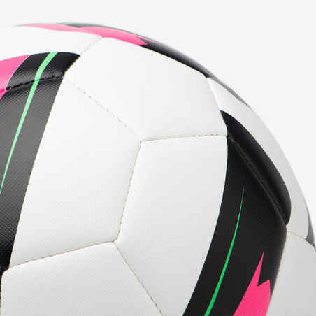 כדור אימון כדורגל תפור במכונה מידה 3 - לבן