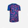 Kinder Fussball Trikot kurzarm - Viralto Aqua blau/rosa