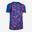 Camiseta de Fútbol Viralto JR manga corta AQUA Azul y Rosa