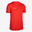 Kids' Short-Sleeved Football Shirt Essential - Red