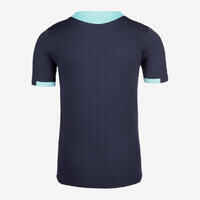 Kids' Football Short-Sleeved Shirt Kids Tasmanian Devil - Blue/Navy
