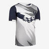 Voetbalshirt met korte mouwen kinderen WOLF grijs marineblauw