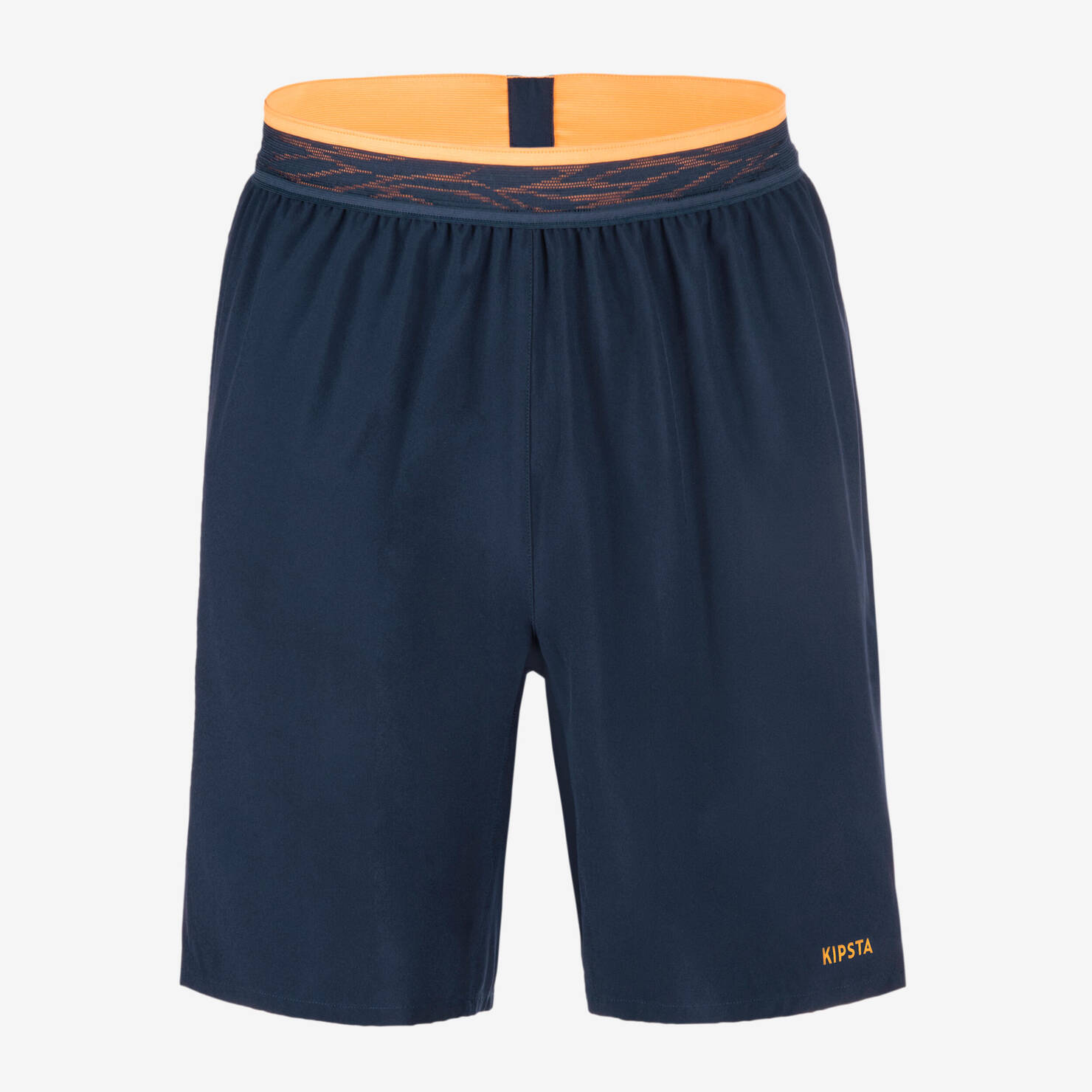 Adult Football Shorts CLR - Navy/Orange