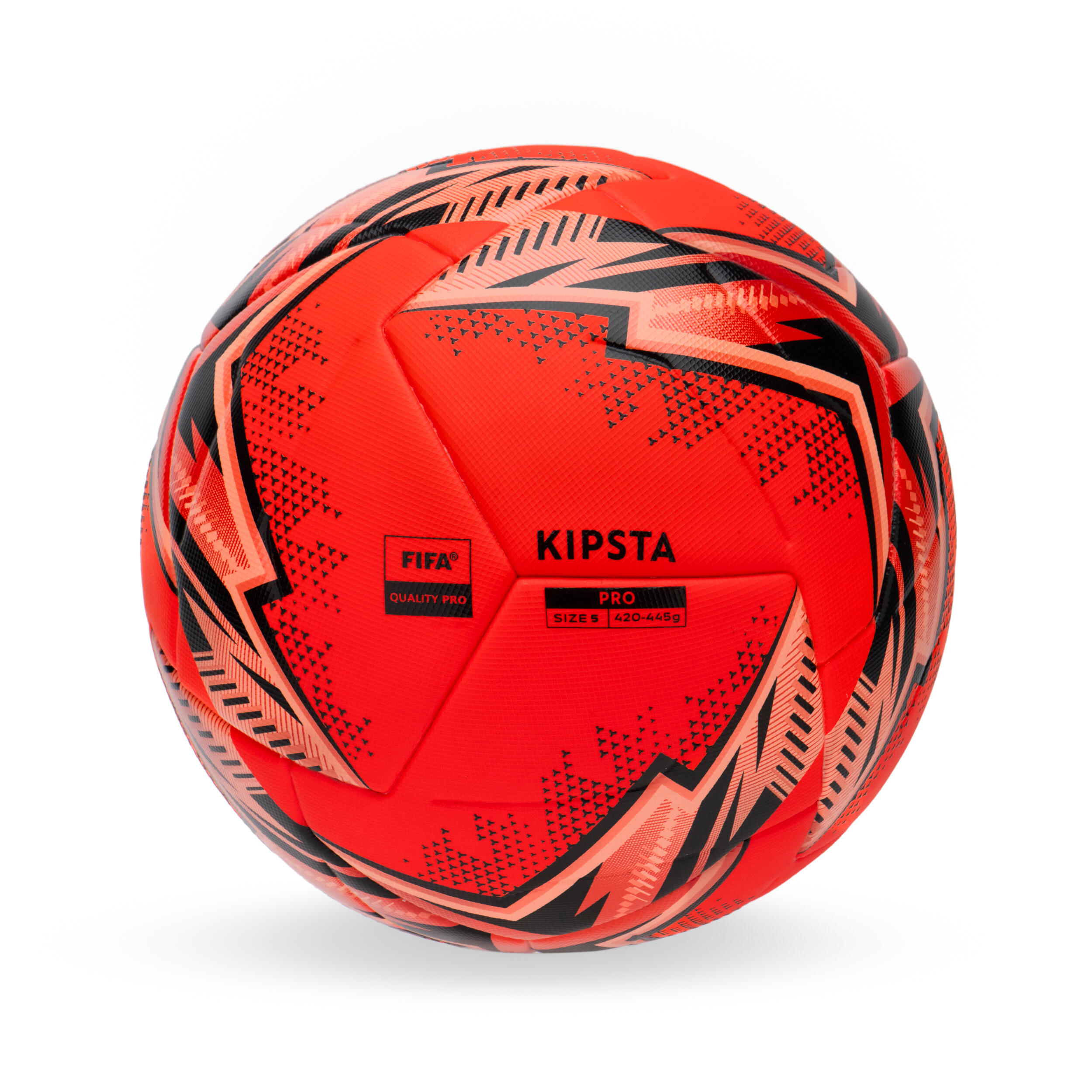 Kipsta Thermobonded Size 5 Fifa Quality Pro Football Ball - Red