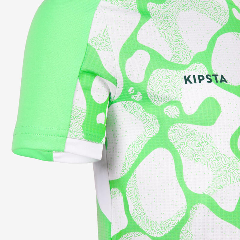 Voetbalshirt voor meisjes Viralto Aqua groen/wit
