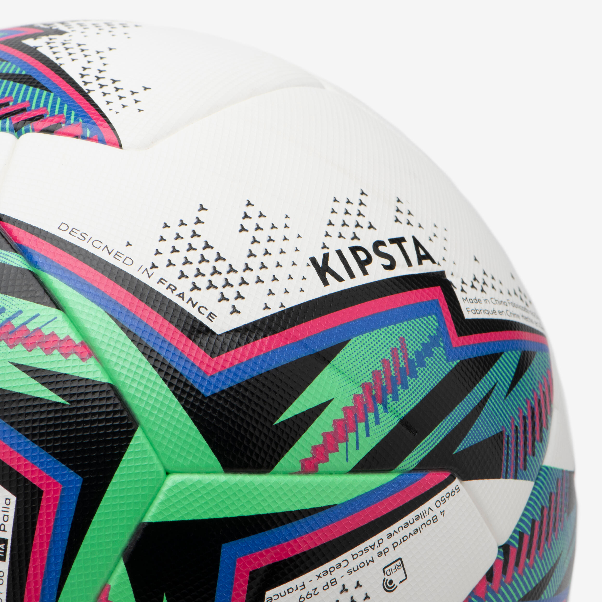 Ballon de football thermocollé fifa quality, pro ball taille 4 blanc 8/8