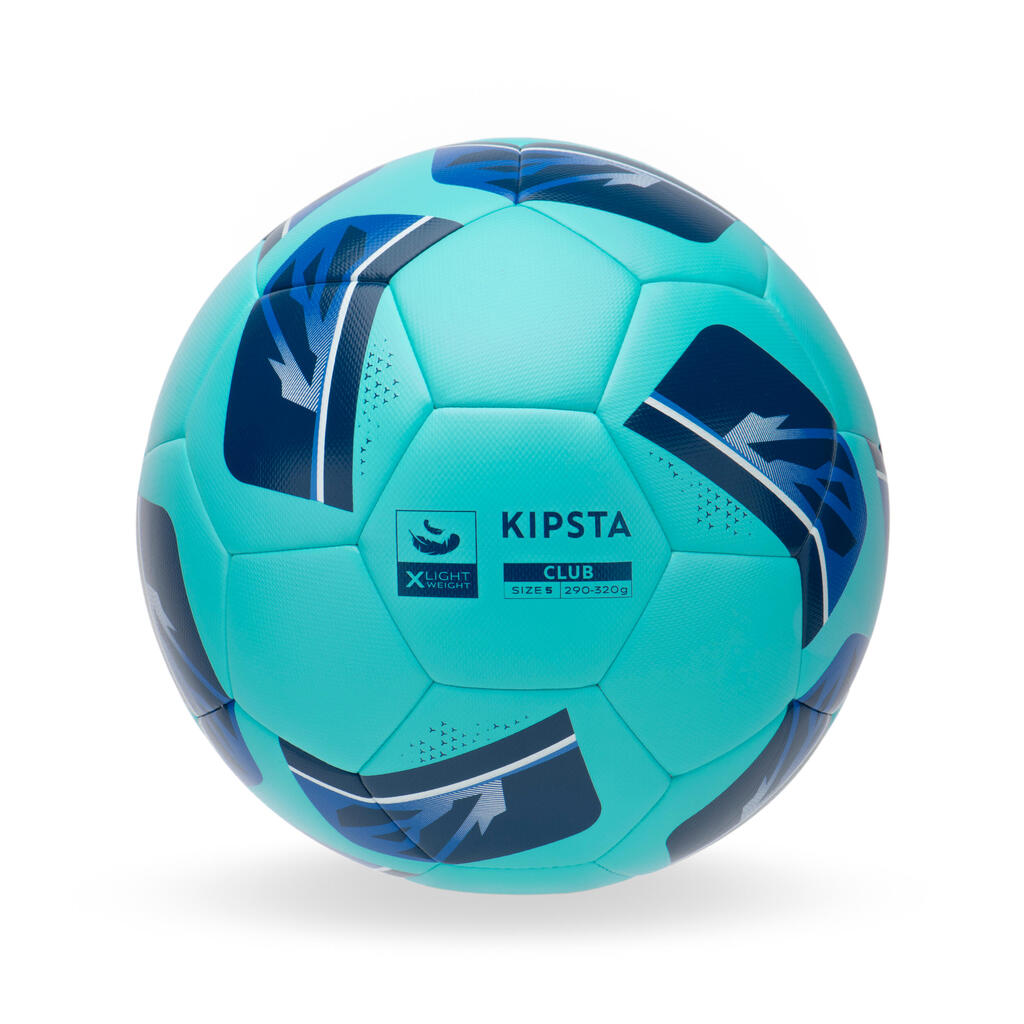 Futbola klubu hibrīdā bumba X-Light, 5. izmērs, balta