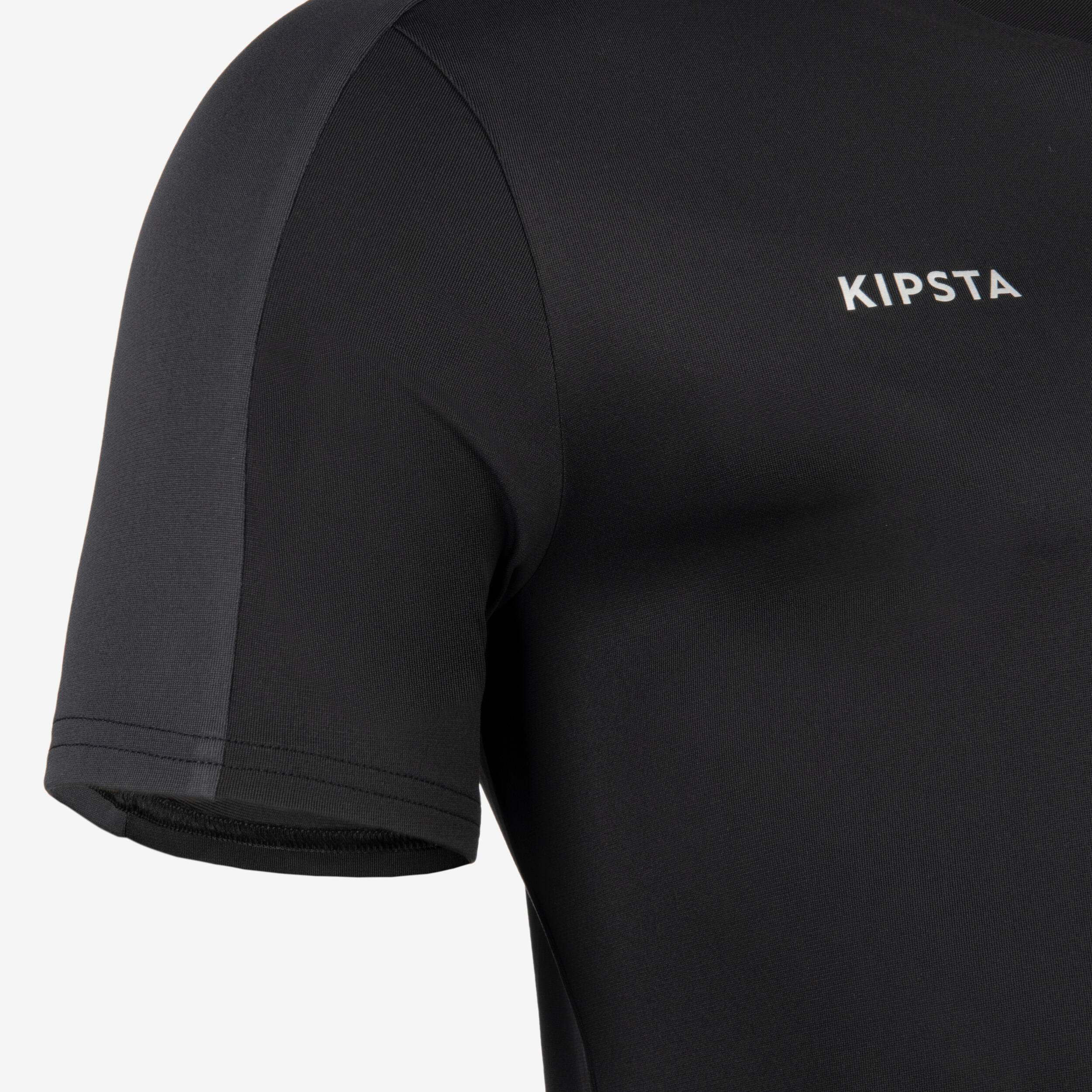 Maglia calcio uomo ESSENTIAL nera KIPSTA Decathlon
