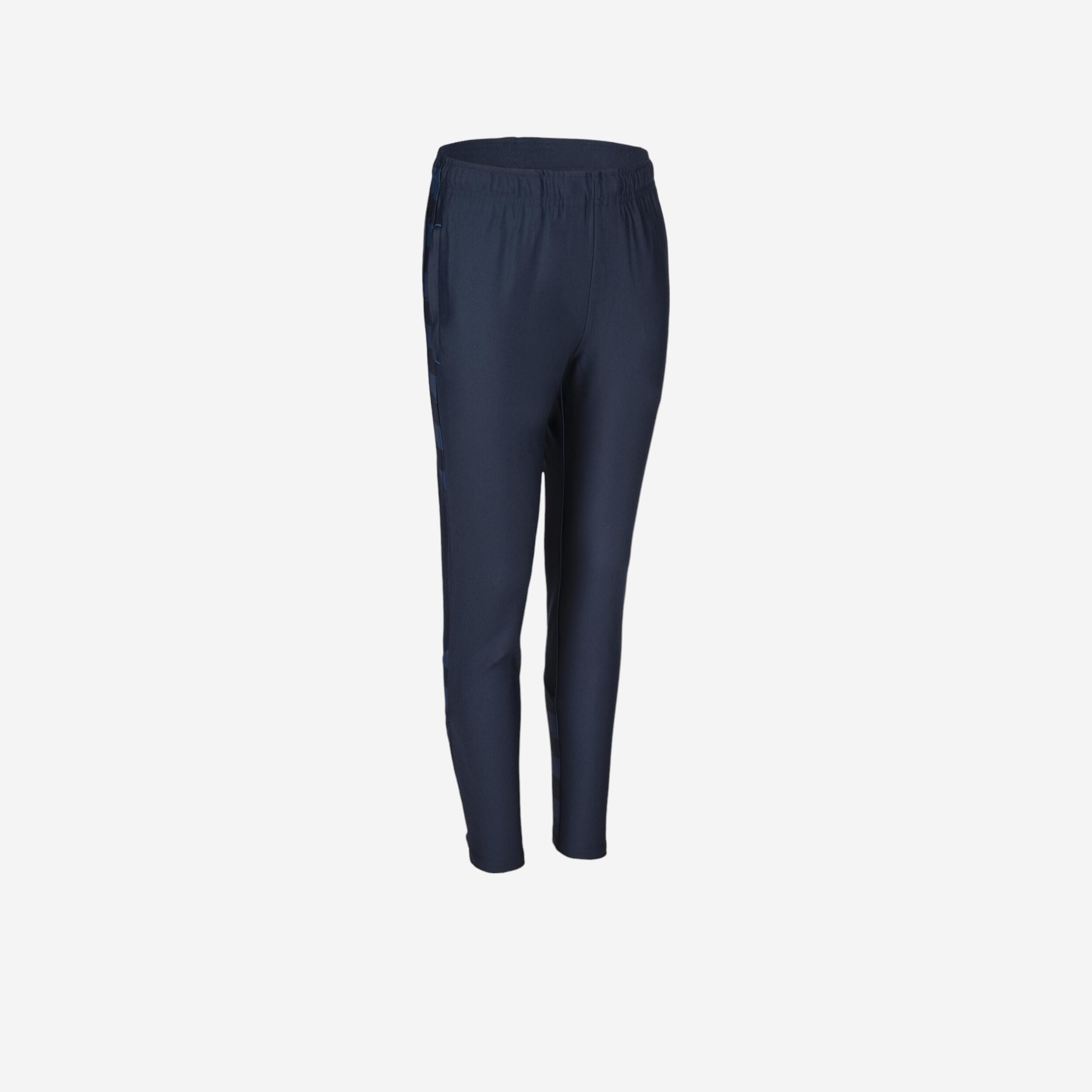 KIPSTA Kids' Football Tracksuit Bottoms - Blue & Navy