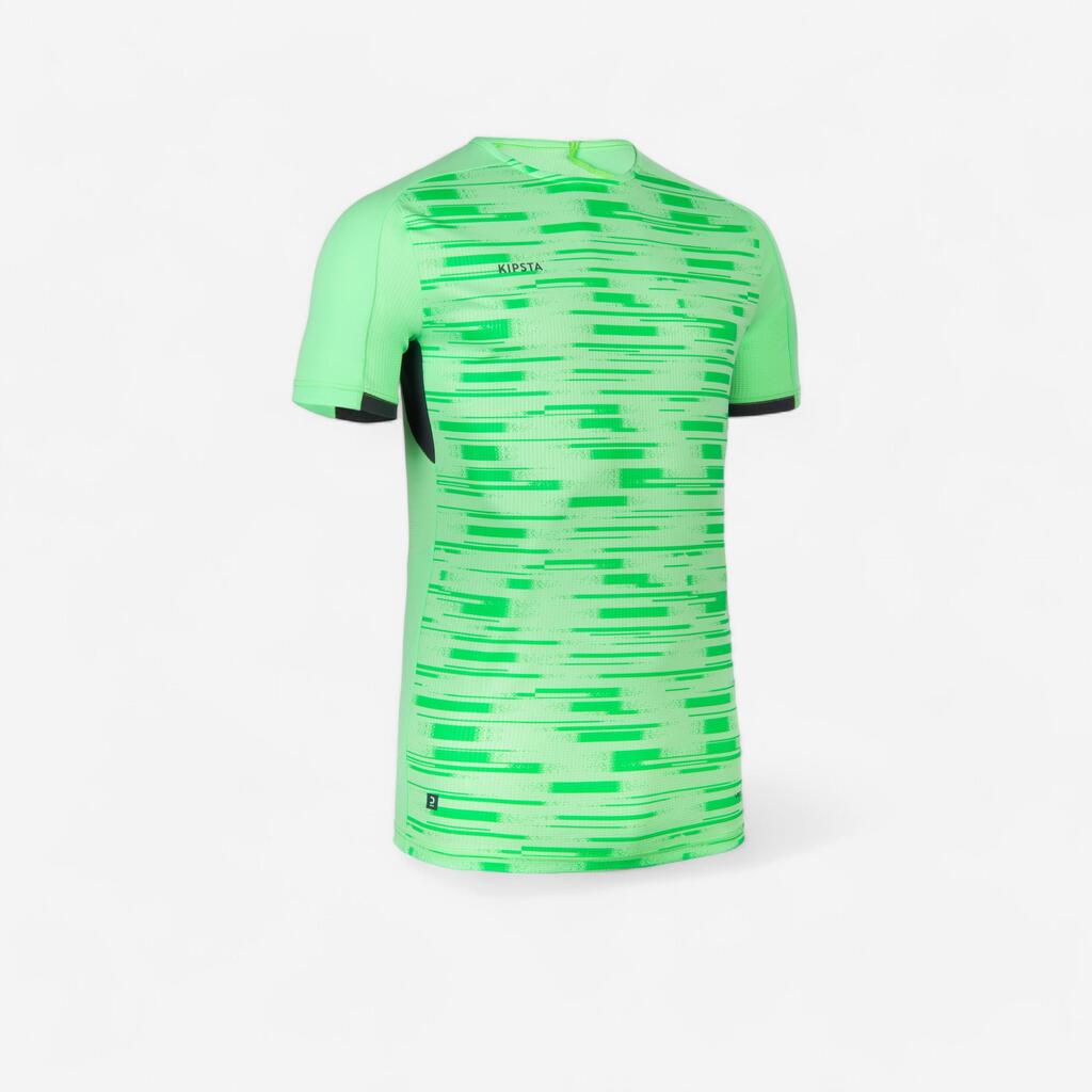 MAILLOT DE FOOTBALL MANCHES COURTES VIRALTO PXL VERT ET NOIR