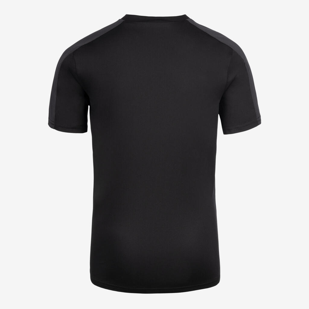 Maillot de Football enfant manches courtes ESSENTIEL Noir