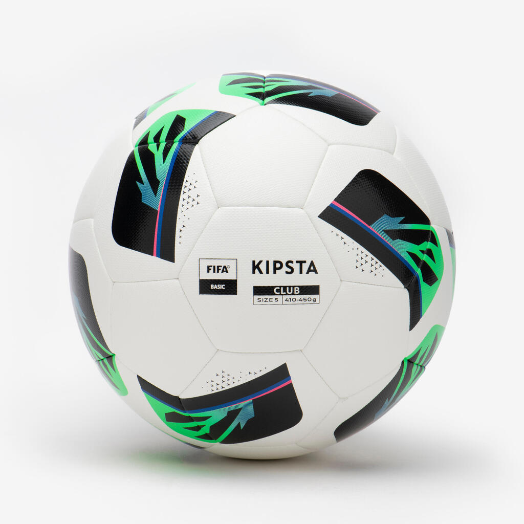 5. izmēra hibrīda futbola bumba “Fifa Basic Club Hybrid”, dzeltena