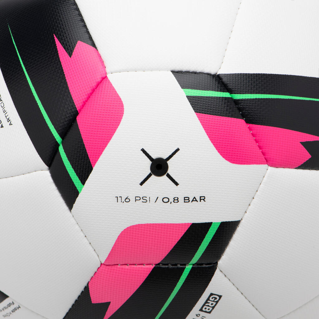 BALÓN DE FÚTBOL COSIDO A MÁQUINA TRAINING BALL TALLA 5 BLANCO